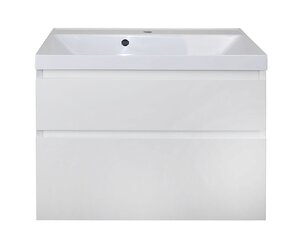 Изображение товара Тумба с раковиной Azario Velluto CS00088603, подвесная, 80 см, белая матовая