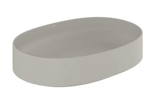 Изображение товара Раковина Kludi Resa O 58CW20O2, 60 см, керамика, светло-серый матовый