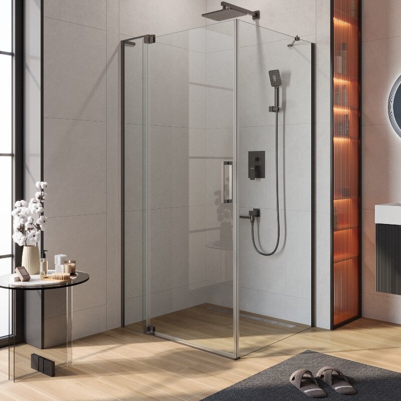 Изображение товара Душевой уголок Cezares SLIDER-AH-1-100-90/100-C-GM 100x90 см