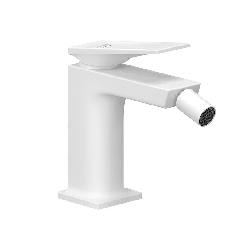 Изображение товара Смеситель Kludi Decus 542175375 для биде белый матовый с ограничителем воды