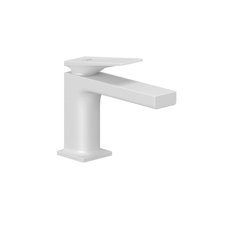 Изображение товара Смеситель для раковины Kludi Decus 542665375, с донным клапаном, белый матовый