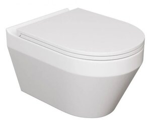 Изображение товара Подвесной безободковый унитаз Caprigo Modern Polo белый с микролифт