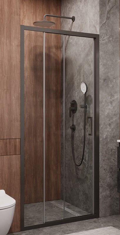 Изображение товара Душевая дверь Cezares Molveno-BF-3 100 см раздвижная прозрачное стекло Италия