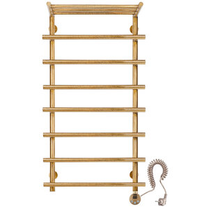 Изображение товара Электрический полотенцесушитель Secado Турин 40x100 см с полкой бронза