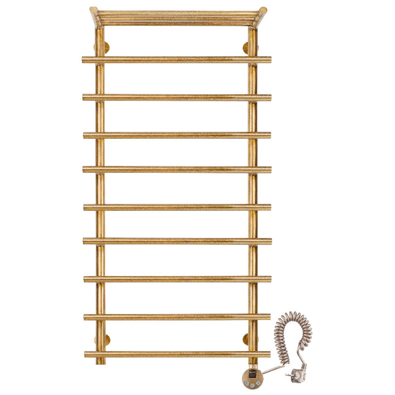 Изображение товара Электрический полотенцесушитель Secado Турин 40x120 см с полкой бронза