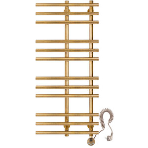 Изображение товара Полотенцесушитель электрический Secado Турин 3 4673739249314/4673739249437, ширина 20 см, высота 120 см, ТЭН слева/справа, цвет бронза, 120x20x70