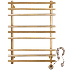 Изображение товара Полотенцесушитель электрический Secado Турин плюс 4673739249734/4673739249857, ширина 60 см, высота 80 см, ТЭН слева/справа, цвет бронза, 80x60x70