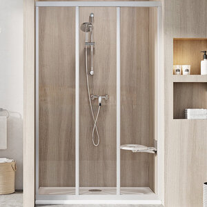 Изображение товара Душевая дверь в нишу Ravak Supernova ASDP3-90 00V70UR2Z1, профиль сатин, стекло Transparent