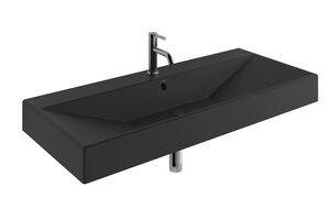 Изображение товара Раковина Kludi Resa 59WW12139, 120 см, керамика, черный матовый