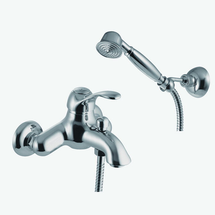 Изображение товара Смеситель Fima Carlo Frattini Lamp F3304CR для ванны с душевым комплектом, хром