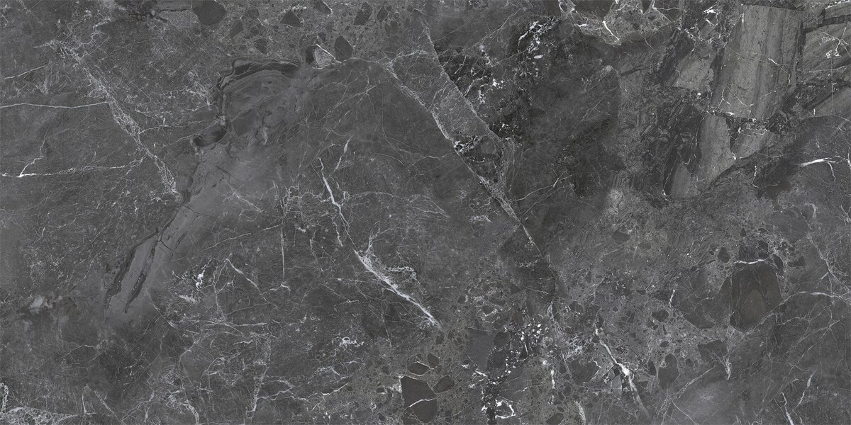 Изображение товара Керамогранит Artkera Group Greiny Dark 60120GRY99, 60 x 120 см, sugar-эффект, черный