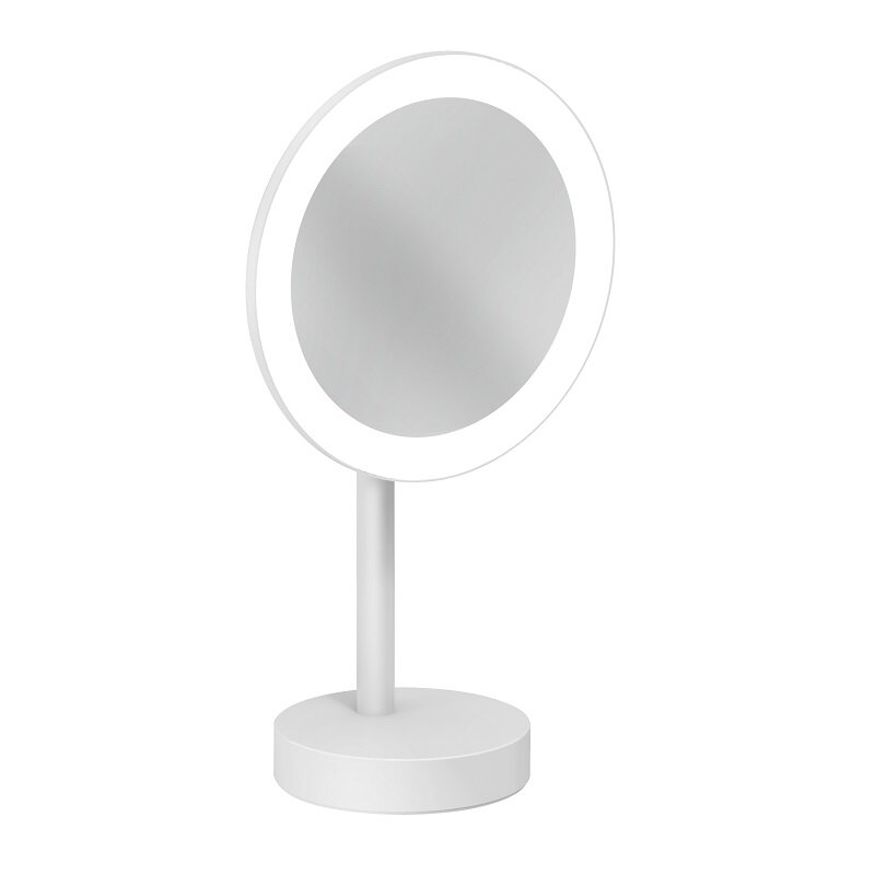 Изображение товара Настольное зеркало Kludi Vela R с LED-подсветкой и 3-кратным увеличением