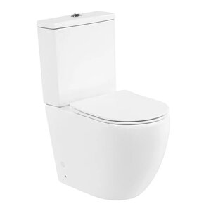 Изображение товара Напольный безободковый унитаз BelBagno Amanda BB051CPR/BB051T/BB051SC, сиденье микролифт, белый