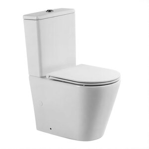 Изображение товара Напольный безободковый унитаз-компакт BelBagno Flay-TOR, BB2149CP-TOR/SC/BB2149T/BB870SC, смыв торнадо, с бачком, крышка микролифт, белый