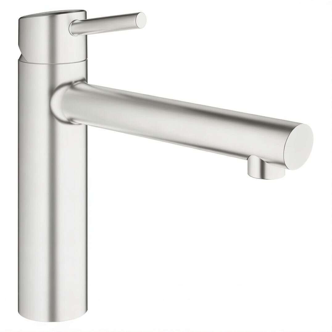 Изображение товара Смеситель Grohe Concetto New 31128DC1 - хром/суперсталь, однорычажный, 1 отверстие