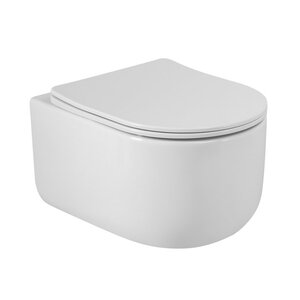 Изображение товара Подвесной унитаз BelBagno Soft-tor, BB084CH-TOR/SC, безободковый, сиденье микролифт, белый