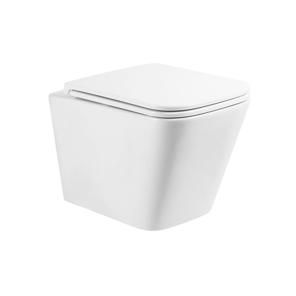 Изображение товара Подвесной унитаз BelBagno Ardente-R BB520CHR/SC безободковый белый