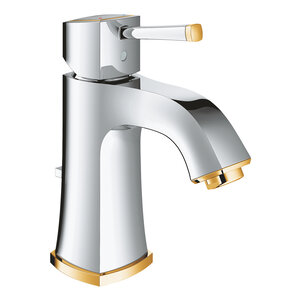 Изображение товара Смеситель для раковины Grohe Grandera хром/золото однорычажный 23303IG0 Германия