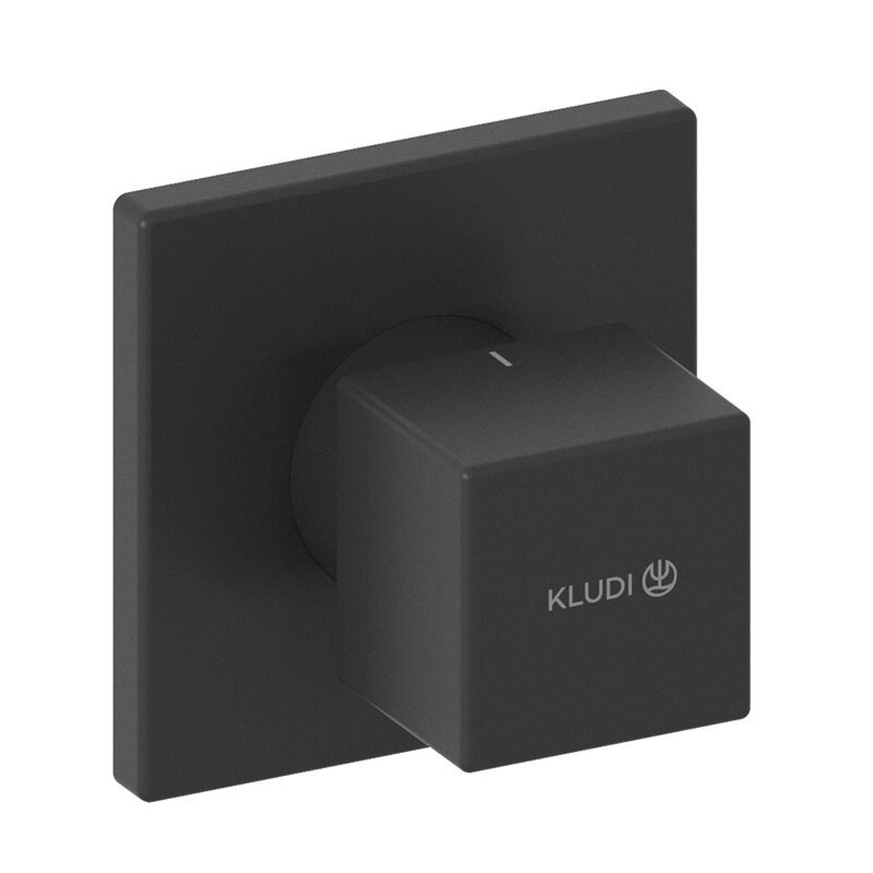 Изображение товара Вентиль Kludi Decus 548163975 для скрытого монтажа черный матовый Germany