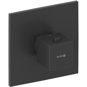 Изображение товара Термостатический смеситель для душа Kludi Decus черный матовый встраиваемый