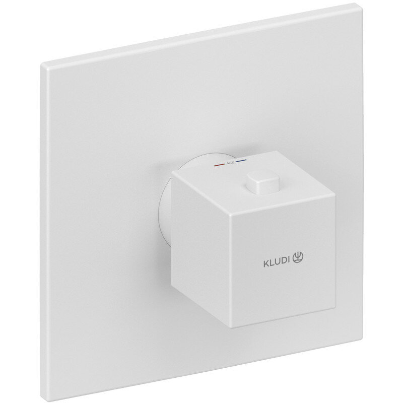 Изображение товара Смеситель для душа Kludi Decus 547395375, термостатический, белый матовый