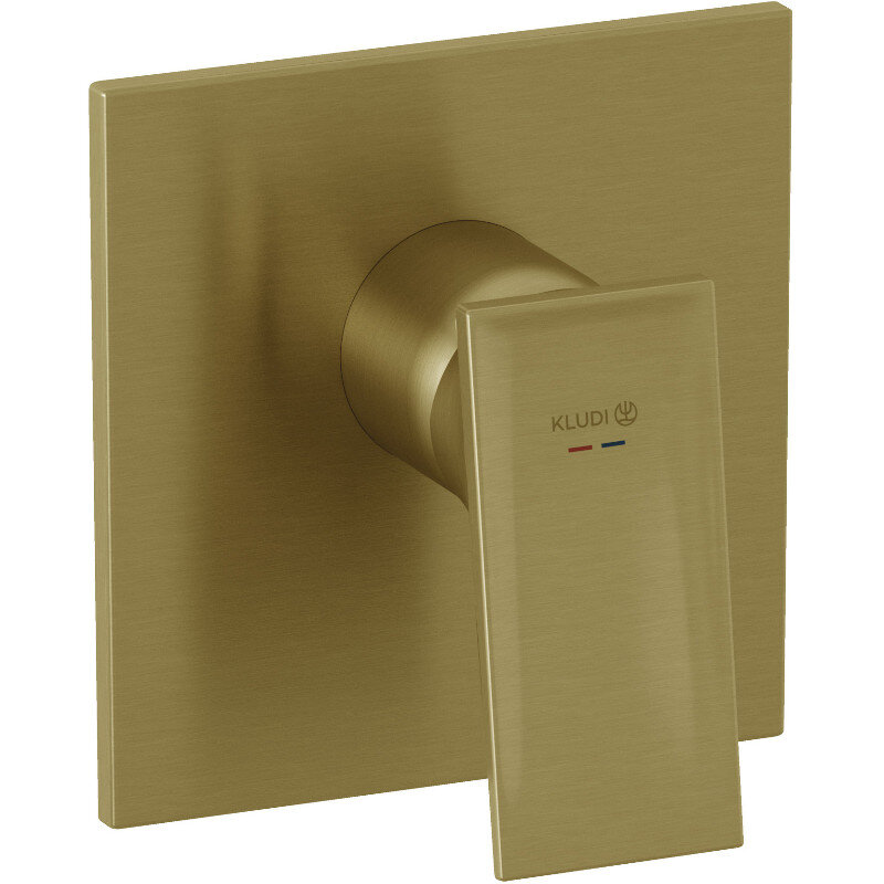 Изображение товара Смеситель для душа Kludi Decus 54755N075 в золоте брашированном встроенный