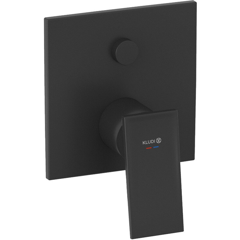 Изображение товара Смеситель для ванны и душа Kludi Decus 547593975, черный матовый