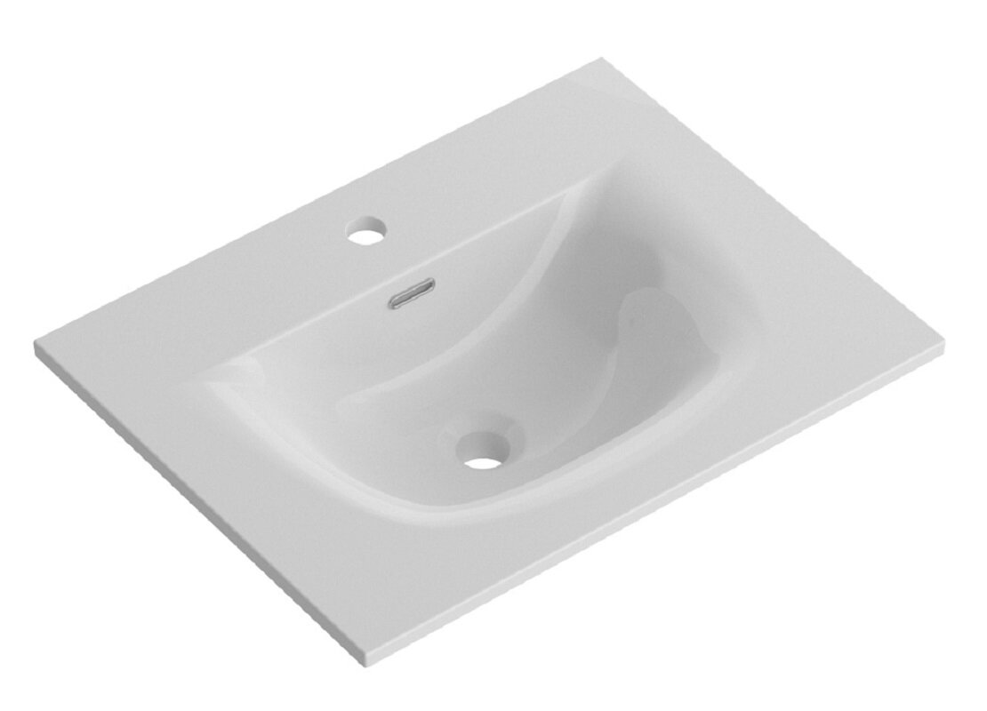 Изображение товара Раковина BelBagno Uno BB-8099-60, 61 см, керамика, белый