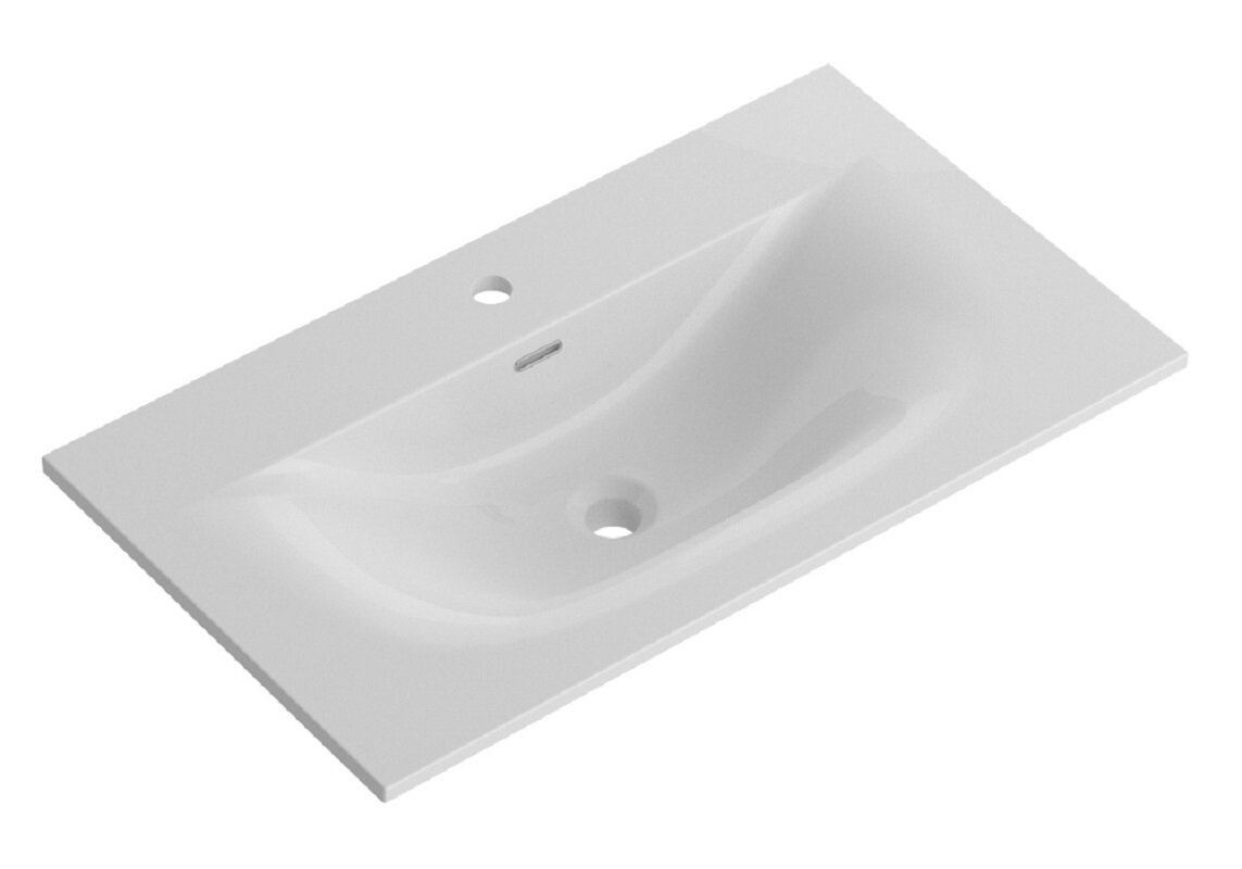 Изображение товара Раковина кухонная и ванная BelBagno Uno BB-8099-80 из керамики, 81 см Изображение товара Раковина кухонная и ванная BelBagno Uno BB-8099-80 из керамики, 81 см