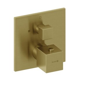 Изображение товара Смеситель для душа Kludi Decus 54885N075, термостатический, золото брашированное