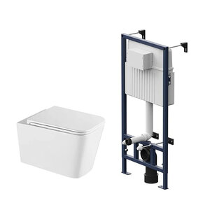 Изображение товара Инсталляция Am.Pm ProC с безободковым унитазом Vincea Q-Line и сиденьем с микролифтом