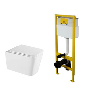 Изображение товара Инсталляция Elsen с безободковым унитазом Vincea Q-Line, сиденье с микролифтом, EIN500.1120/VT1-12T