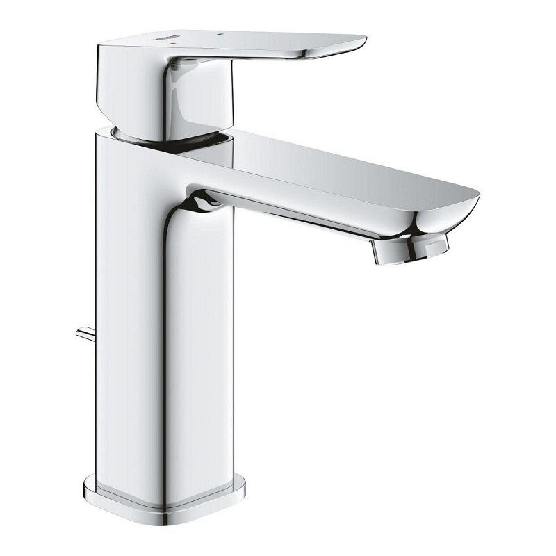 Изображение товара Смеситель для раковины Grohe Cubeo с донным клапаном, хром