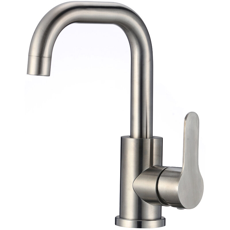 Изображение товара Смеситель для раковины WesnaArt Eko EKO05-250 сатин 18.6 см поворотный