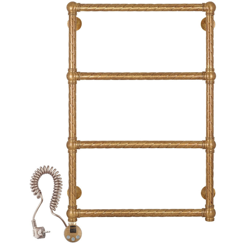 Изображение товара Электрический полотенцесушитель Secado Фалерони 1 Trenza 50x80 бронза с терморегулятором