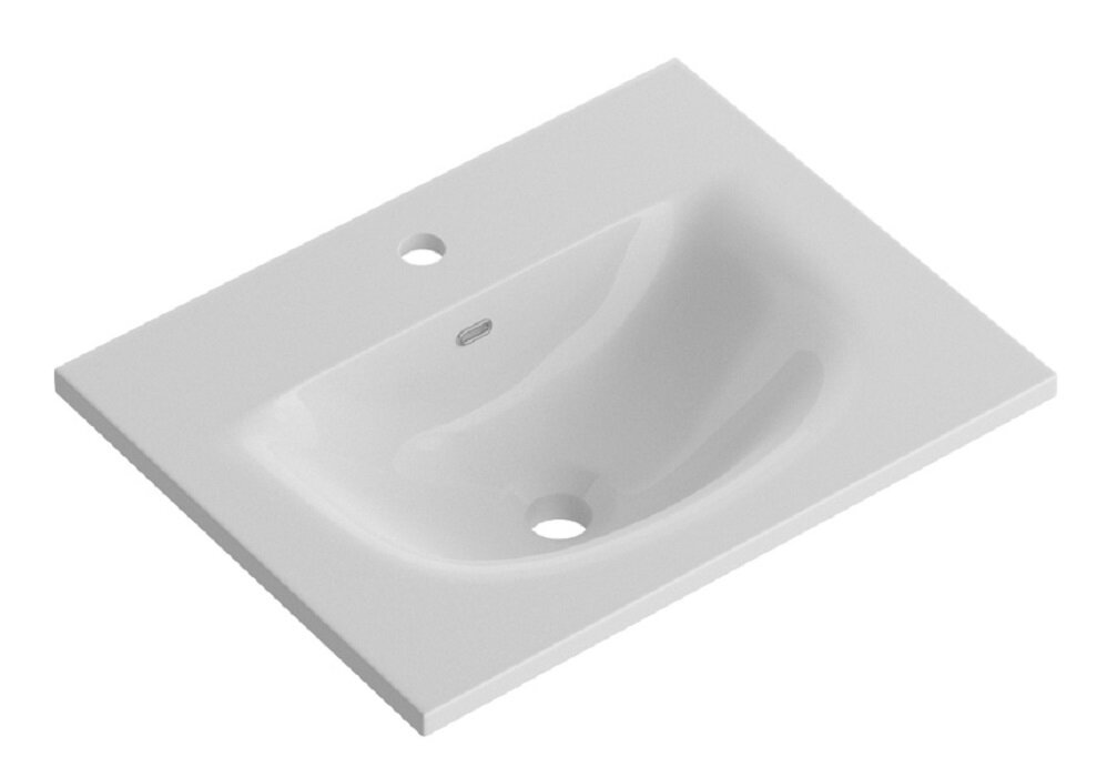 Изображение товара Раковина BelBagno BB-8099-3-40, 41 см, белая керамика