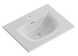 Изображение товара Раковина BelBagno BB-8099-3-70, 70 х 40 см, керамика, белый