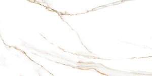 Изображение товара Керамогранит Alma Ceramica Extra Calacatta 57x114 см матовый белый мрамор