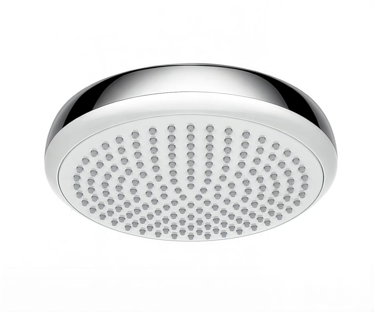 Изображение товара Верхний душ Hansgrohe Crometta Rain 16x16 см с регулировкой угла, бело-хром