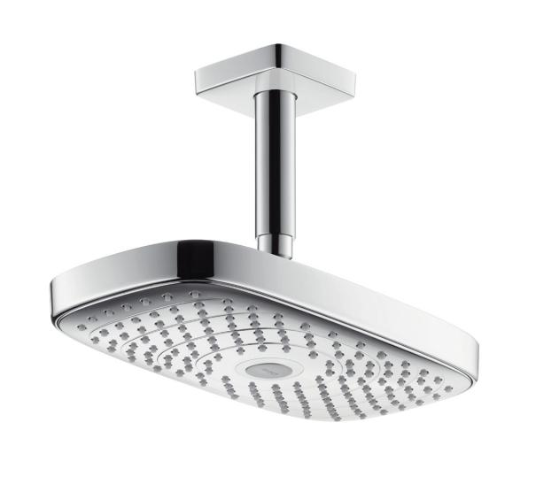 Изображение товара Верхний душ Hansgrohe Raindance Select E 300 2jet с потолочным подсоединением 27384000, хром