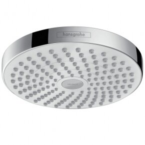Изображение товара Верхний душ Hansgrohe Croma Select S 180 26522400, 18х18 см, 2 типа струи, без держателя, цвет белый/хром