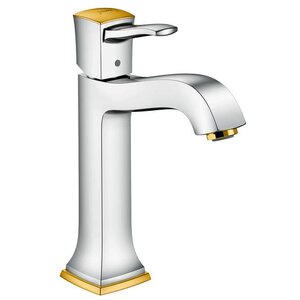 Изображение товара Смеситель для раковины Hansgrohe Metropol Classic, 31302090, хром/золото