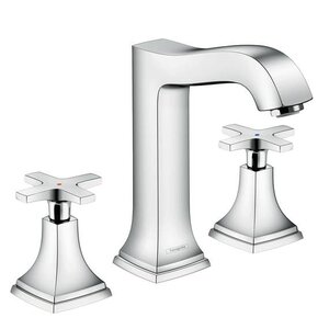 Изображение товара Смеситель для раковины Hansgrohe Metropol Classic, 31307000, на 3 отверстия, хром