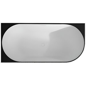 Изображение товара Ванна акриловая Abber AB9329-1.7MB левосторонняя 170х80 черная матовая