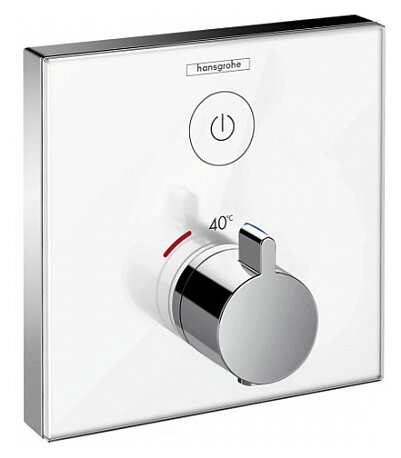 Изображение товара Термостатический смеситель для душа Hansgrohe ShowerSelect 15737400 белый хром