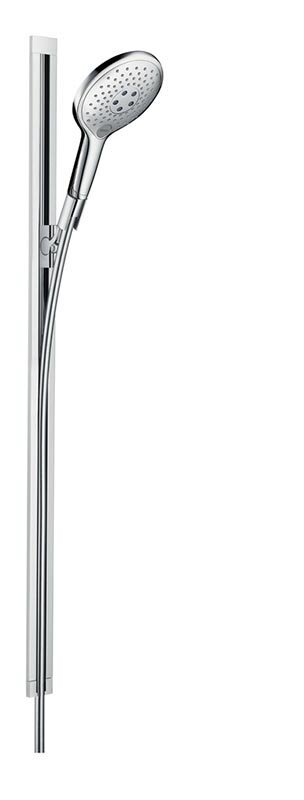Изображение товара Душевой гарнитур Hansgrohe Raindance Select S 150 с 3 режимами, белый/хром