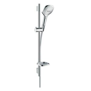 Изображение товара Душевой гарнитур Hansgrohe Raindance Select E 120 26622000, корпус хром, лицевая часть белая