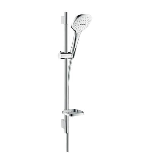 Изображение товара Душевой гарнитур Hansgrohe Raindance Select E 120 хром/белый, 3 режима
