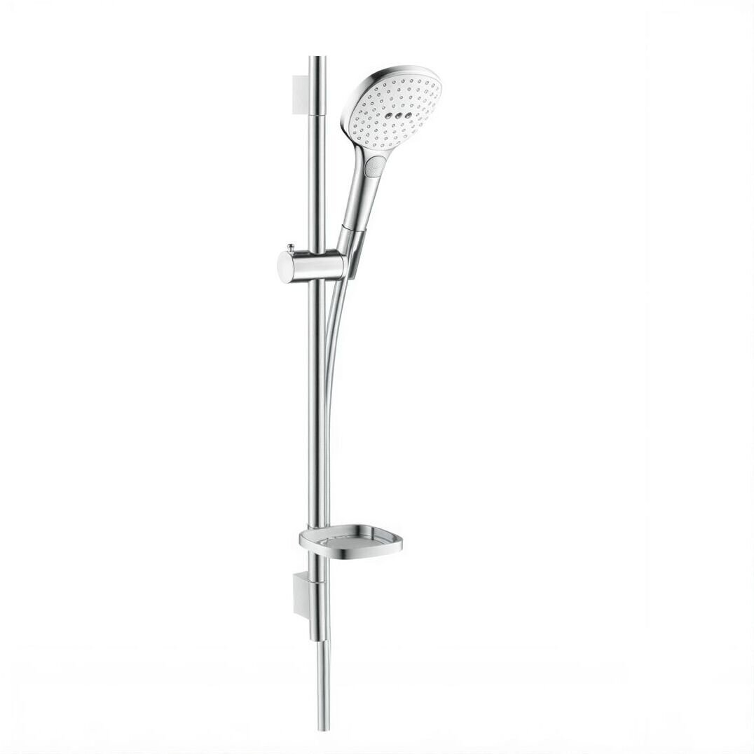 Изображение товара Душевой гарнитур Hansgrohe Raindance Select E 120 с 3 режимами струи Изображение товара Душевой гарнитур Hansgrohe Raindance Select E 120 с 3 режимами струи