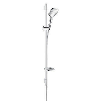 Изображение товара Душевой гарнитур Hansgrohe Raindance Select E 120 EcoSmart /Unica'S Puro, 26623000, 3 режима струи, хром